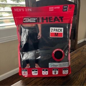 32 DEGREES Men's 2-Pack Performance Lightweight Thermal Base Layer Legging Pant
